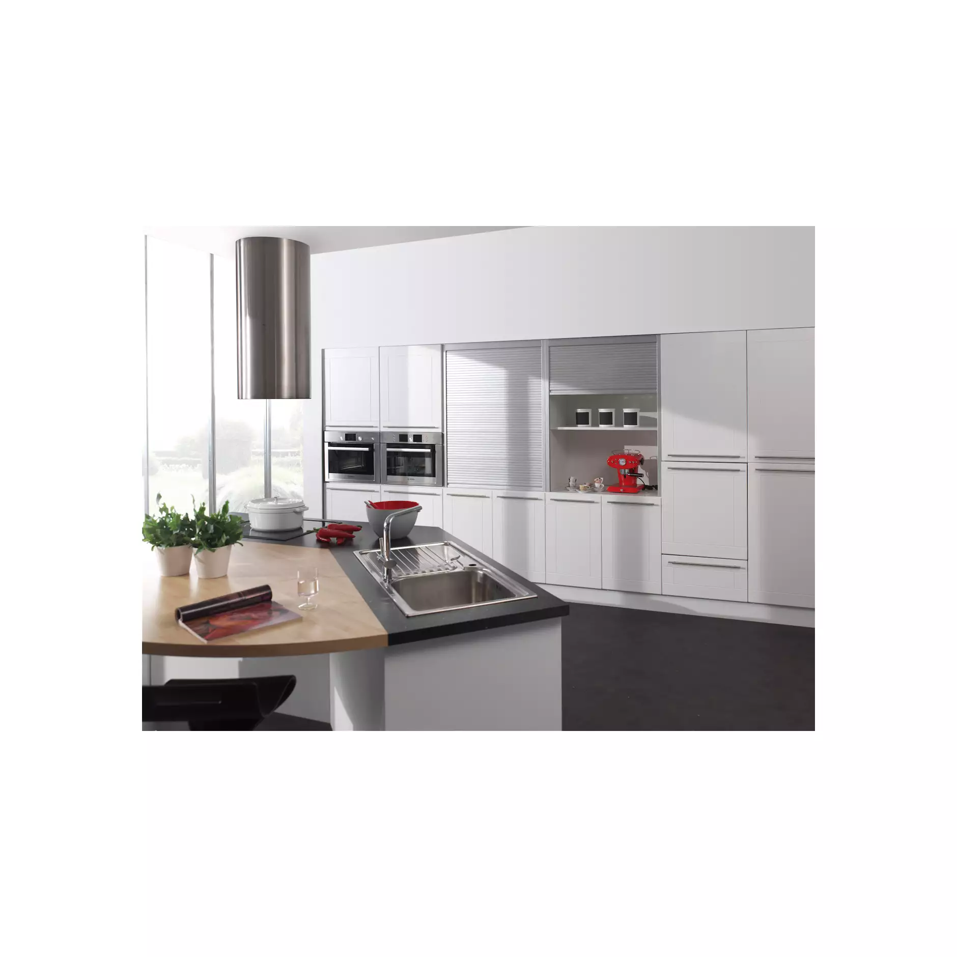 Rollladensystem AckuBox Lamellen Aluminium perforiert