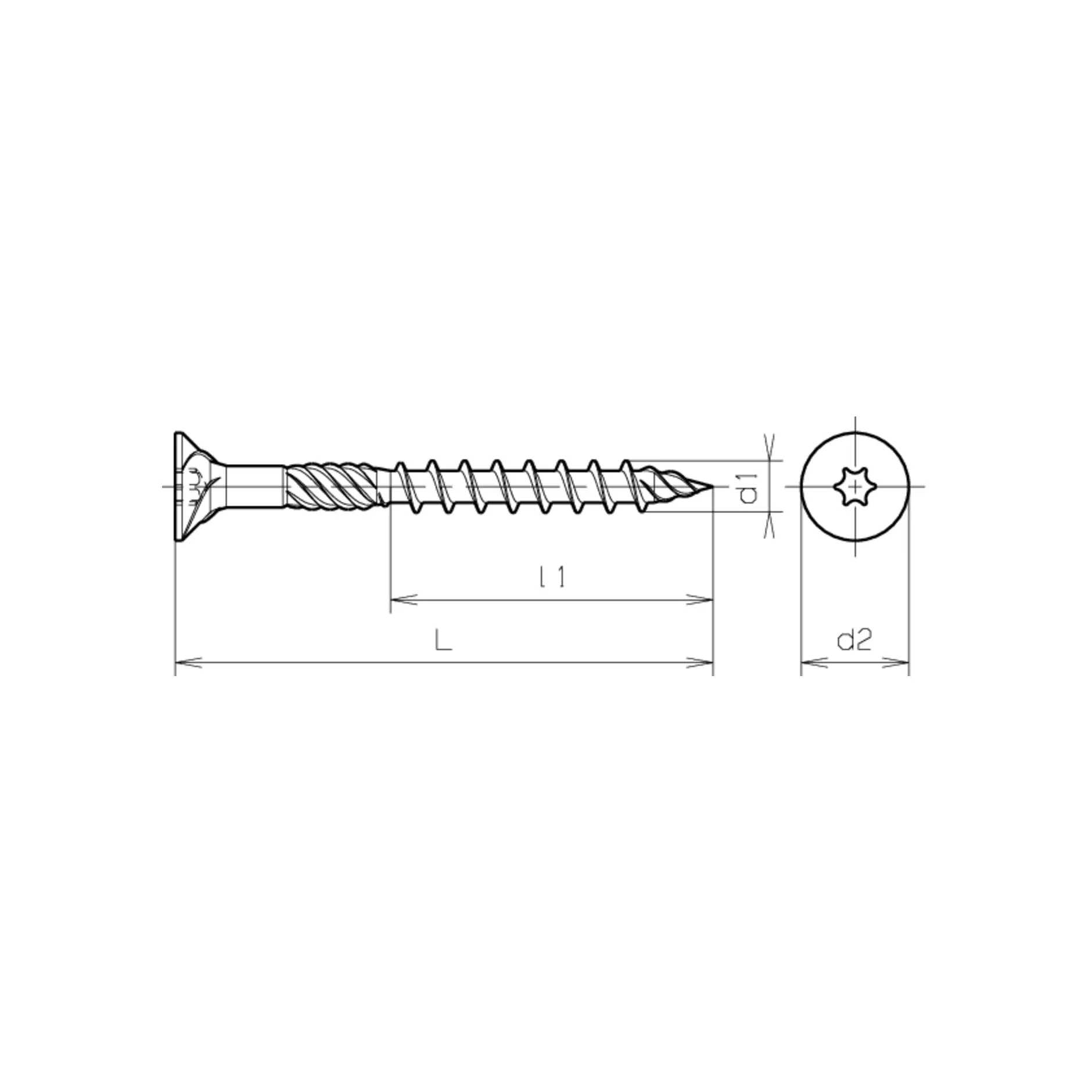 Twist Speed Vis � t�te frai. univer