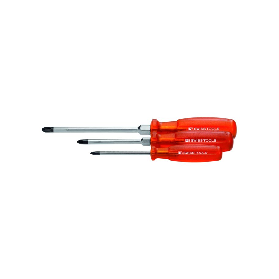 PB SWISS TOOLS Screwdriver set for Phillips with multicraft power grip 3 SFS