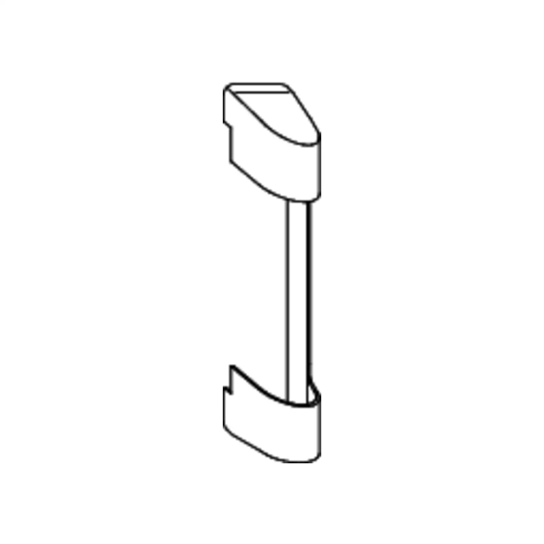 Abdeckkappe Scherenlager AS/DT/PVC Rahmenteil Champagne