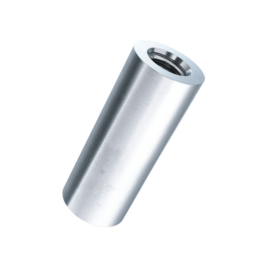 Gewindehülse verzinkt rund M5 x 20mm 10Stück Gewindehülse verzinkt rund M5 x 20mm 10Stück