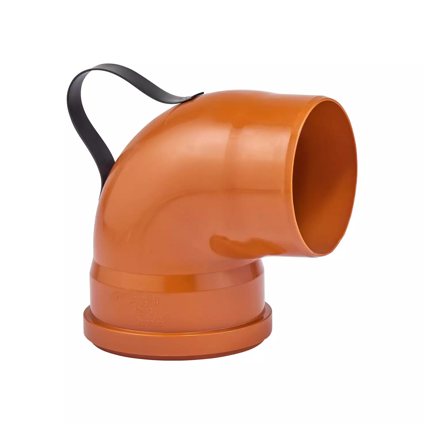 PVC-Tauchbogen 90° mit Handgriff