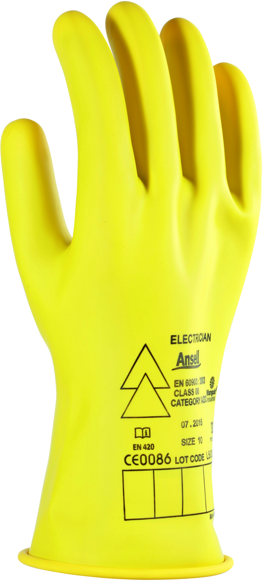 Ansell Paire de gants pour électriciens RIG0011Y 11