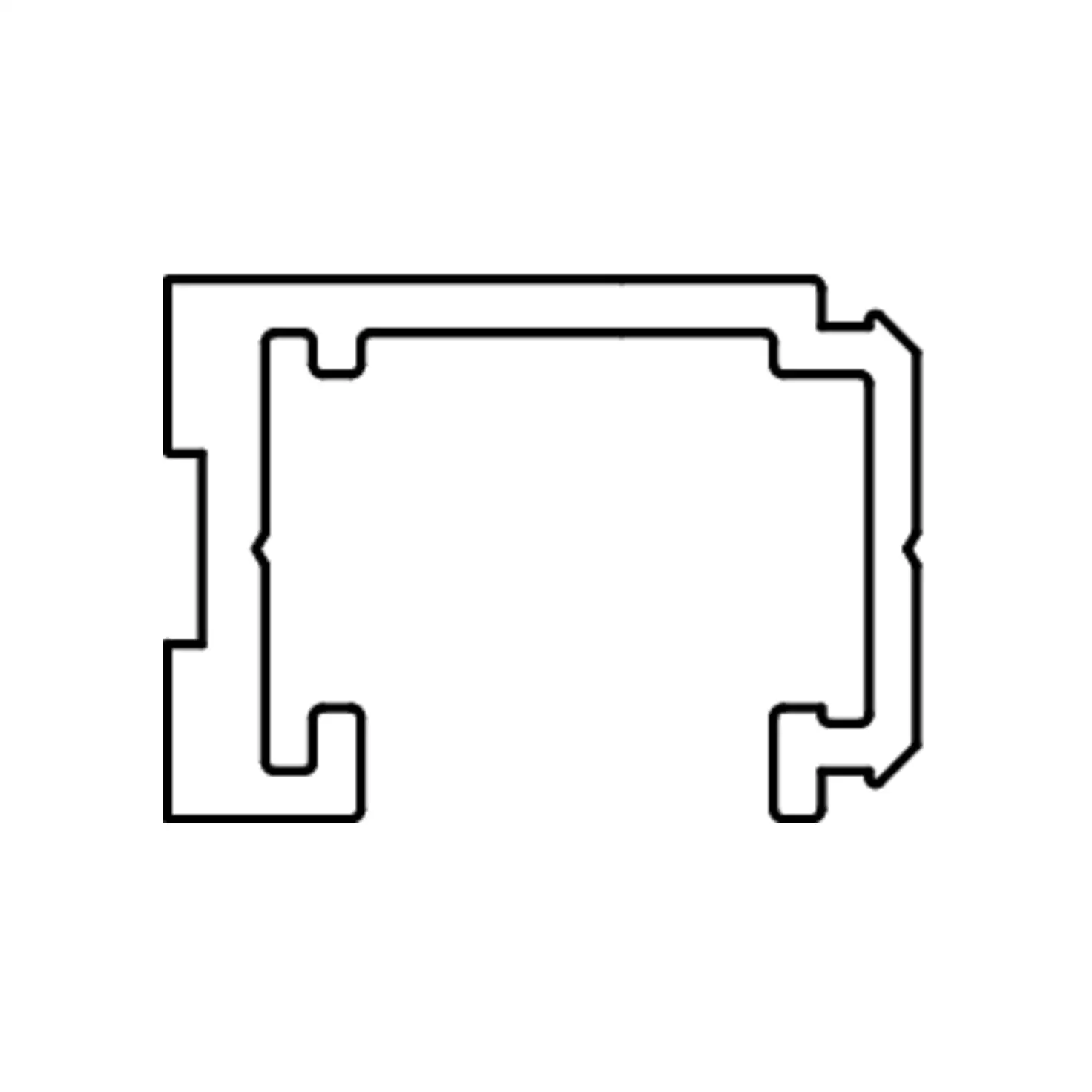 HAUTAU ATRIUM SP Rail de guidage 6,07m