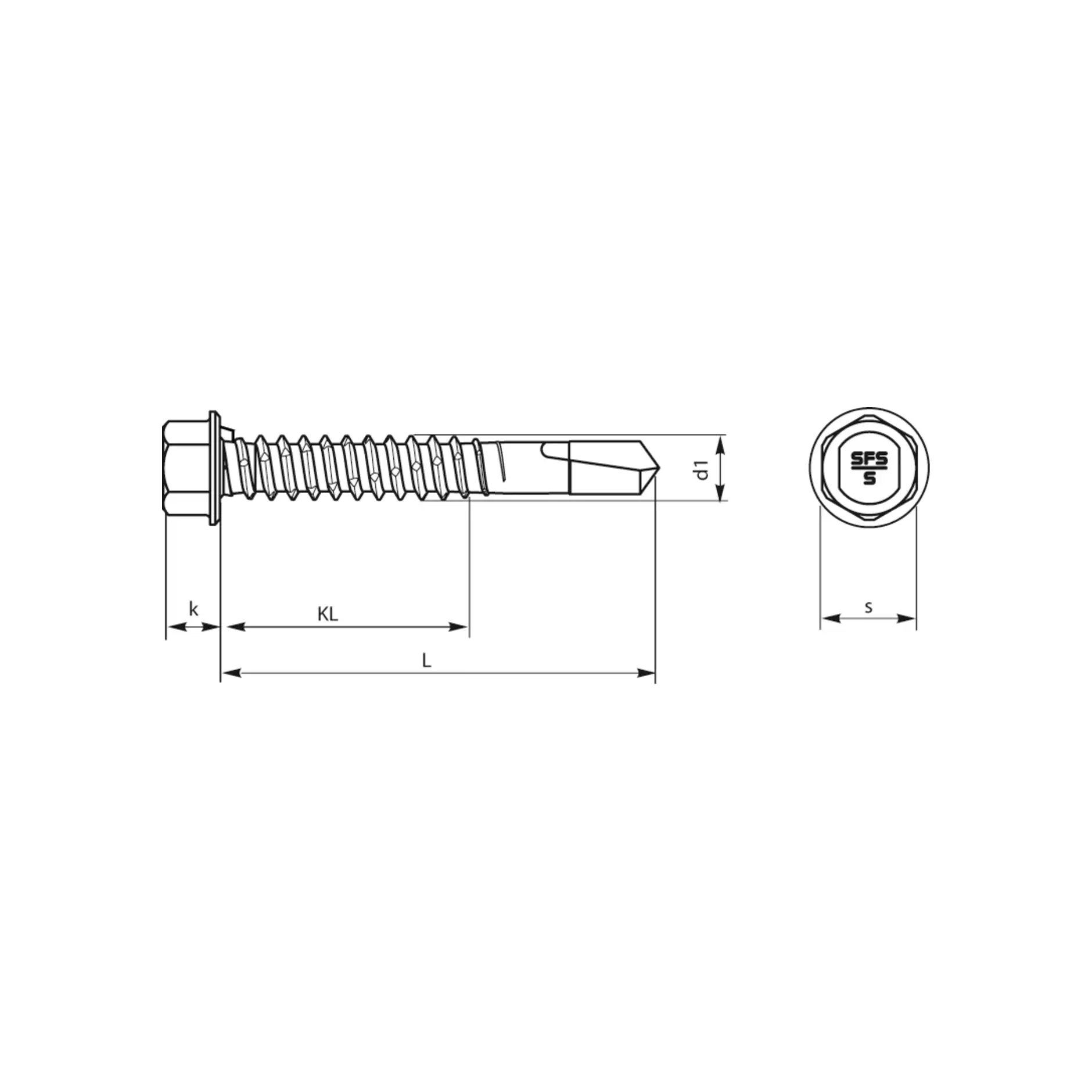 SFS Bohrschrauben SX5