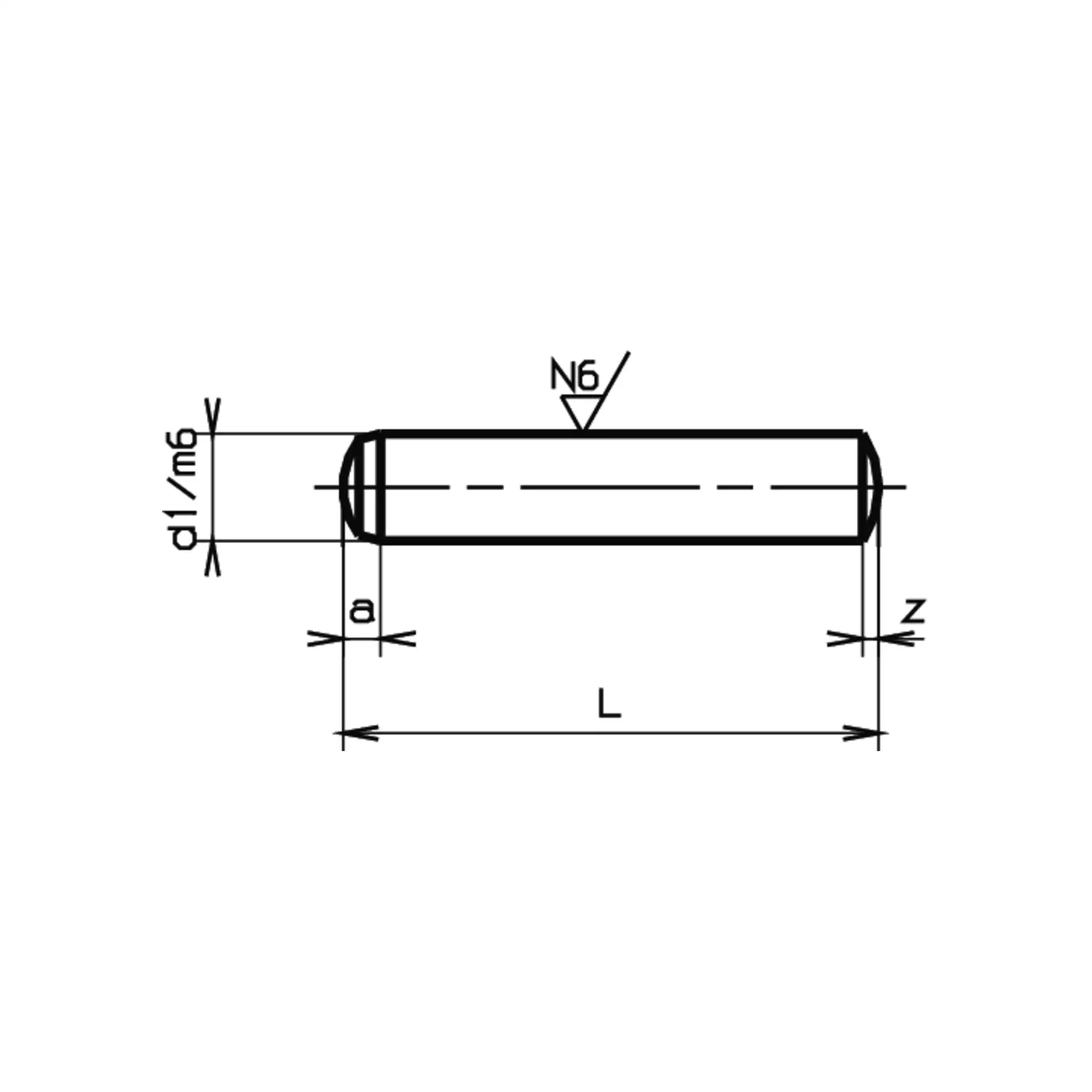 Zylinderstifte DIN 6325, m6