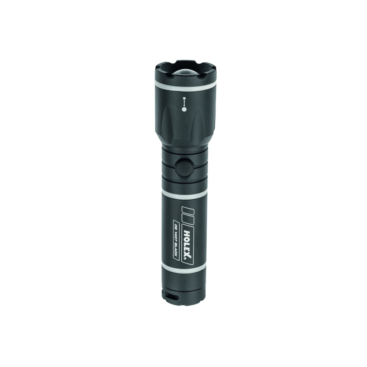 HOLEX LED-Taschenlampe mit Batterien BLACK | SFS