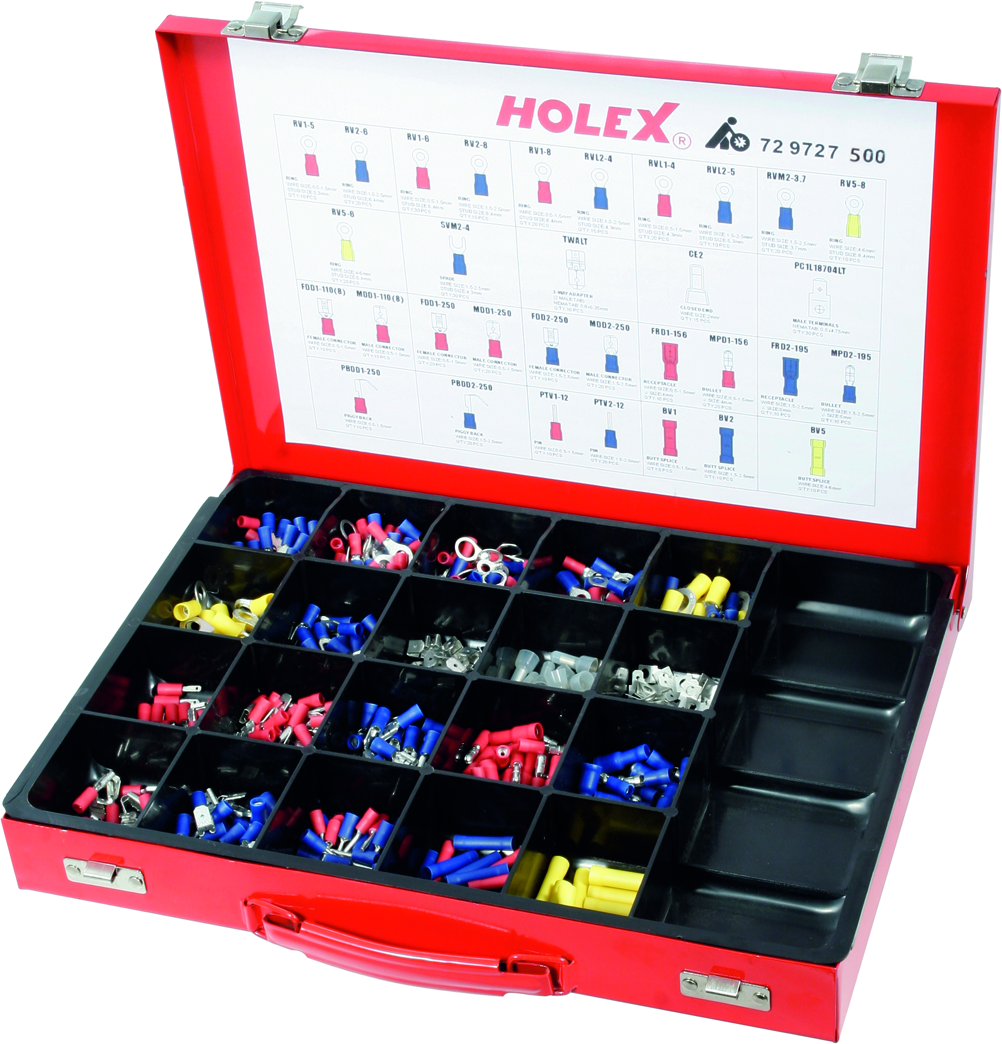 HOLEX Kabelschuh-, Stecker- und Verbinder-Set, ohne