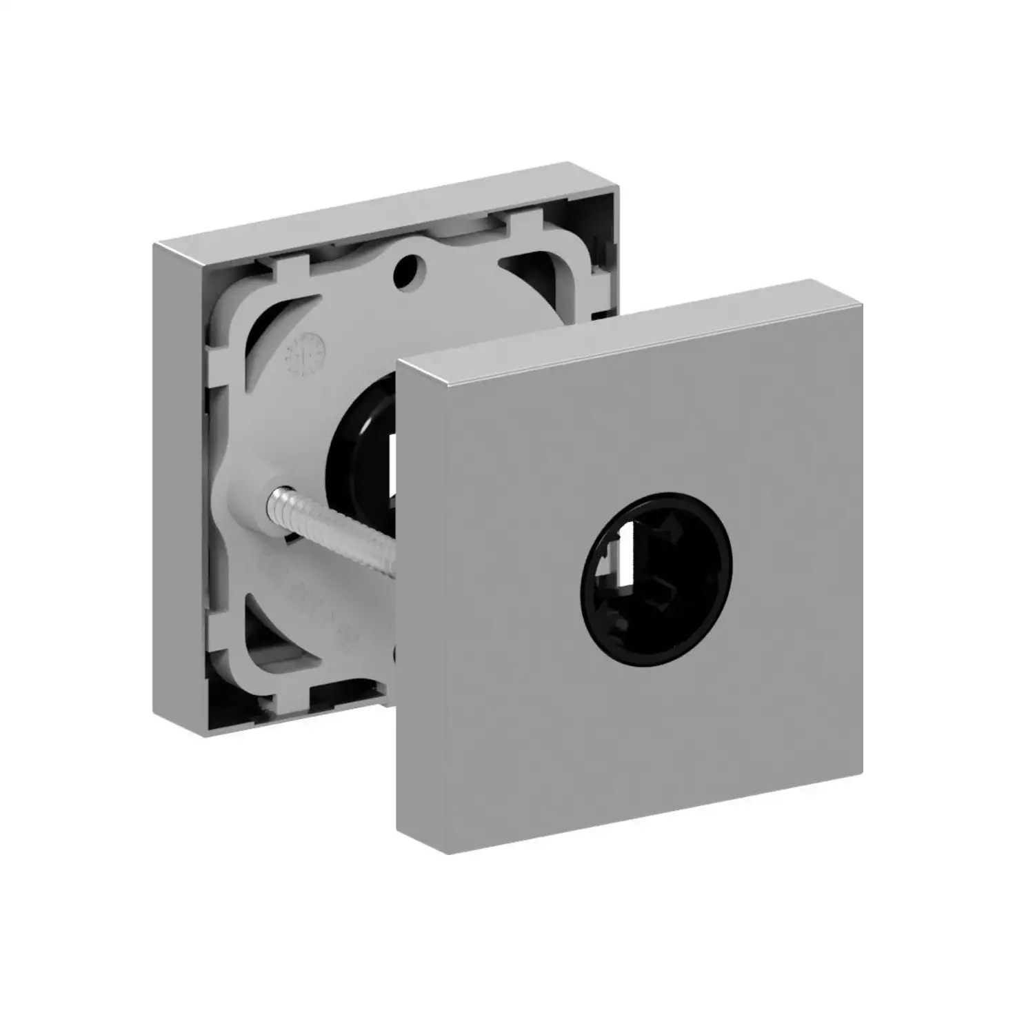 Drückerrosette_gleitlager_edelstahl_eckig