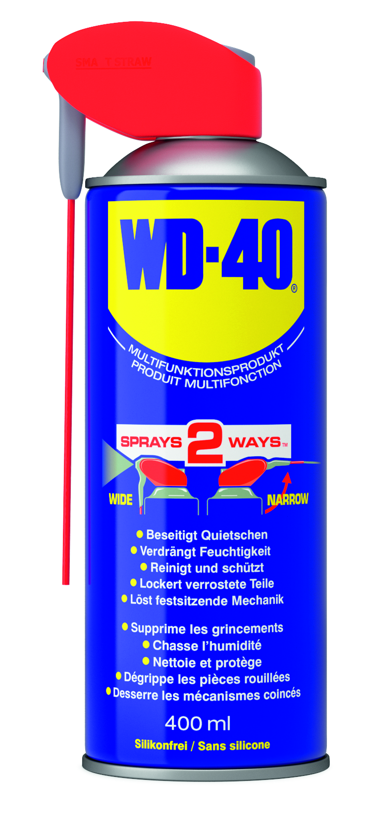 WD-40 WD-40 Kontaktspray ,400 ml Smart-Straw-Spraydose (WD40KONTAKT-400) -  Landefeld - Pneumatik - Hydraulik - Industriebedarf