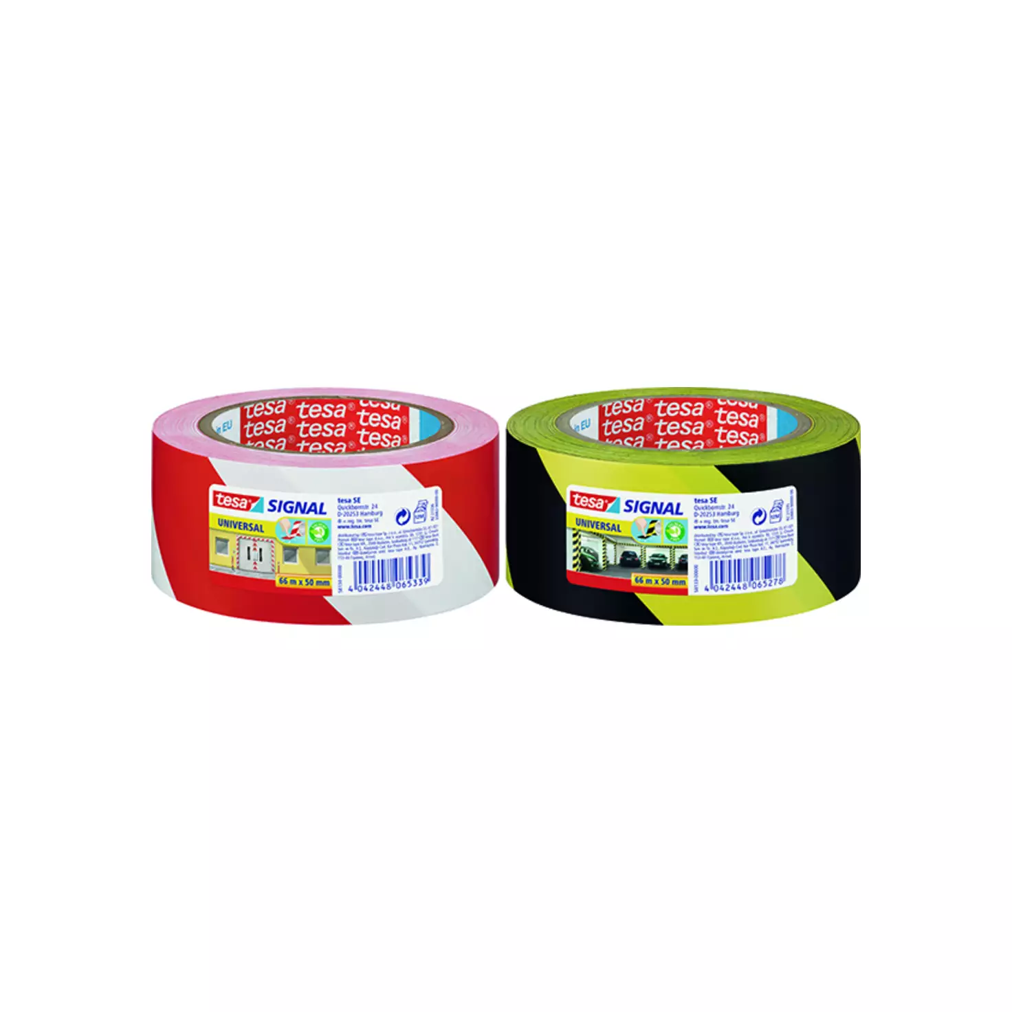 Warnband PP rot/weiss 50 mm 66 m