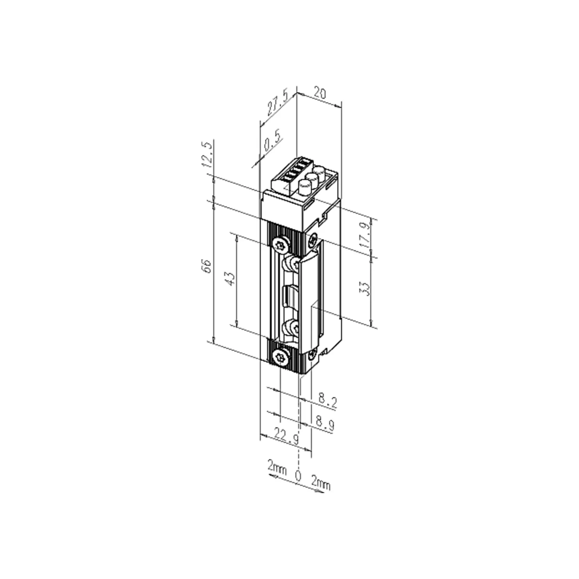 effeff Türöffner 143 R FaFix 12-24V AC/DC
