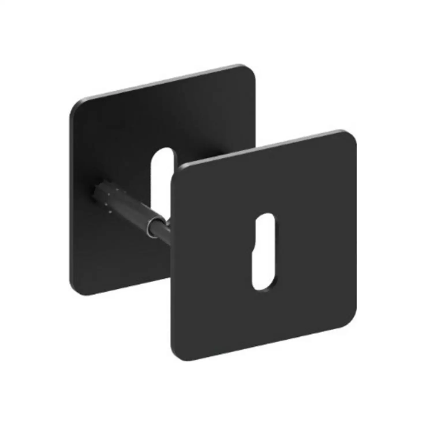 FL blind eckig schwarz