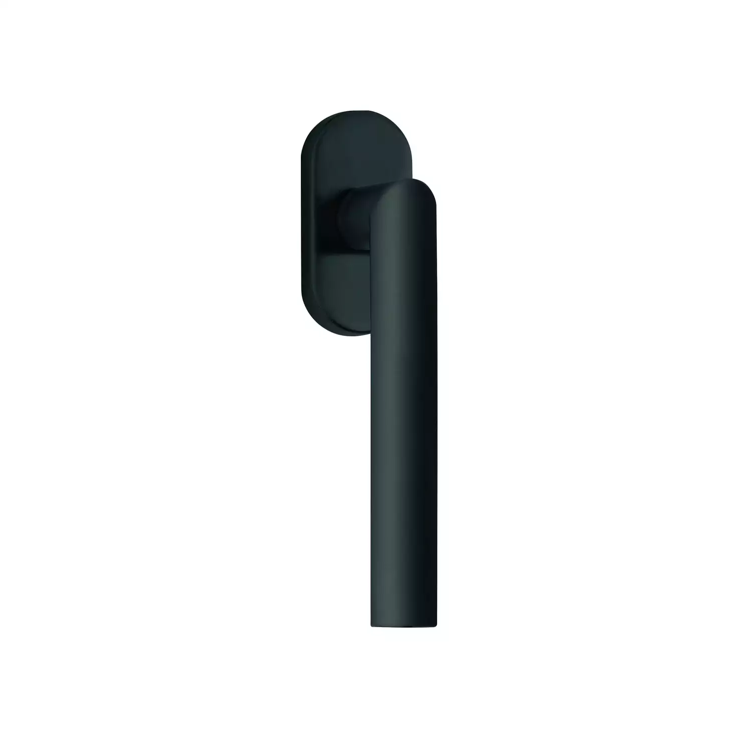 Fenstergriff Form 8106 Black satin oval