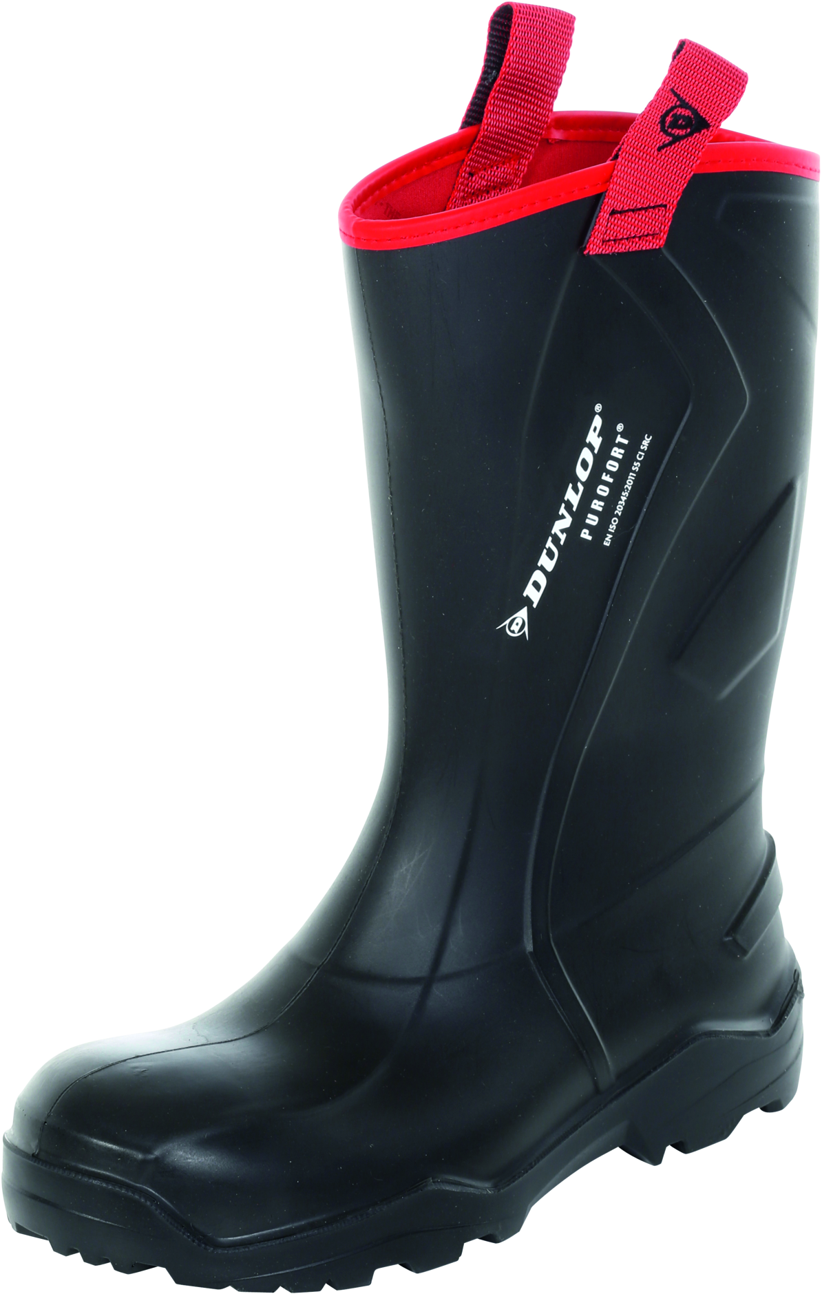 Safety boot black DUNLOP PUROFORT RUGGED FULL SAFETY S5 48 SFS